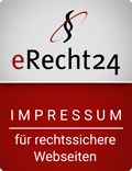 e-Recht24 Siegel Impressum für rechtssichere Webseiten